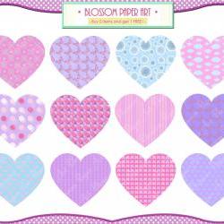 Hearts Clipart - Pink Purp..